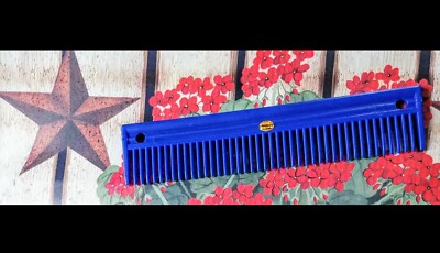 Blue Plastic 9'' - Mane & Tail   Grooming COMB