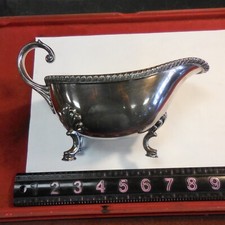 PLAQUE ARGENTÉE BATEAU À SAUCE - BATEAU À SAUCE non marqué