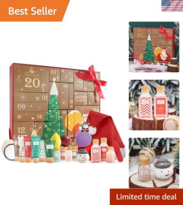 Luxury Skincare Advent Calendar 2024 - Perfect Gift for Women This Holiday
