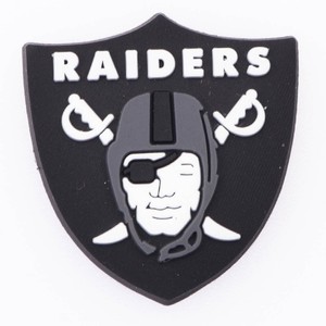 raiders croc charms
