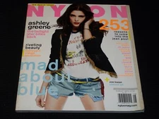 2012 AUGUST NYLON MAGAZINE - ASHLEY GREENE FRONT COVER - E 1587
