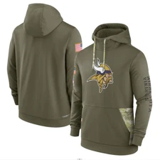 2022 Men Minnesota Salute to Service Sideline Therma Performance Pullover Hoodie