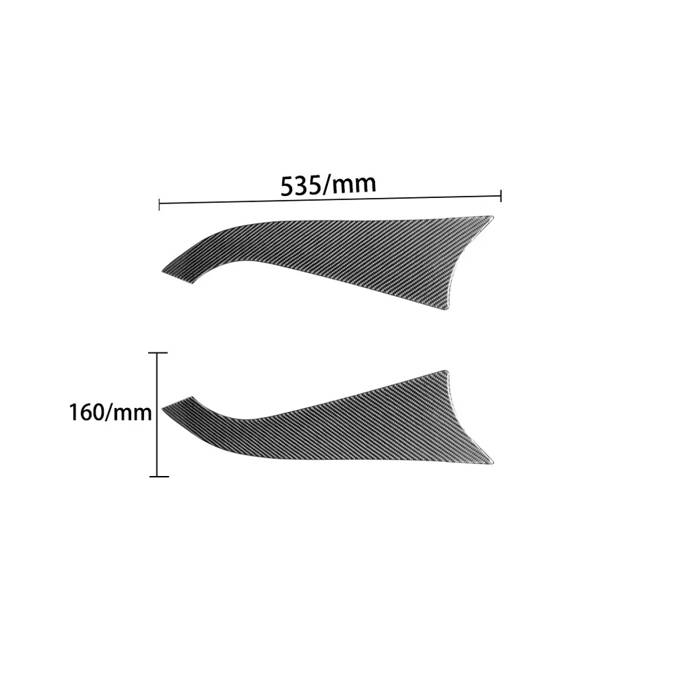 Carbon Fiber Front Door Side Panel Cover Trim For Infiniti FX35 FX37 FX50 QX70 Foto 2 de 4