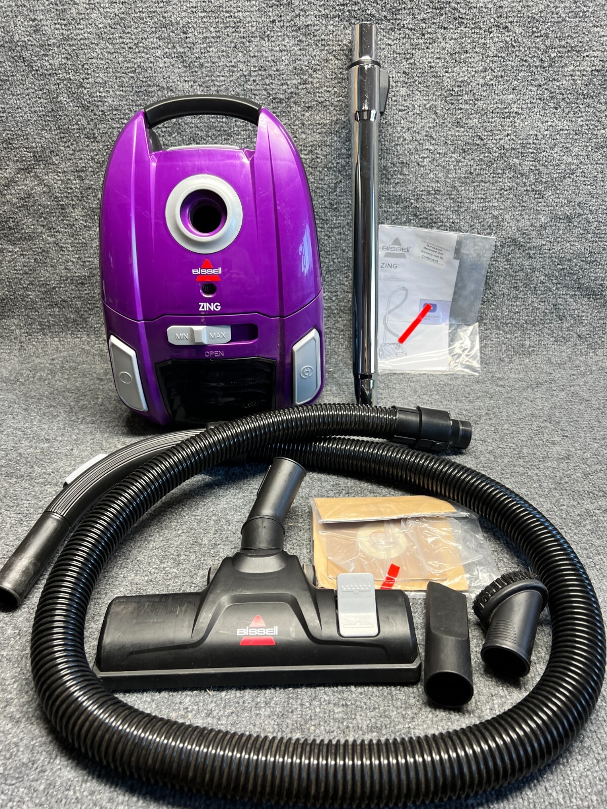 BISSELL Zing Lightweight, Bagged Canister Vacuum eBay