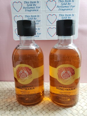 The Body Shop HONEYMANIA Shower Gels 8.4 fl oz / 250 ml NEW LOT of