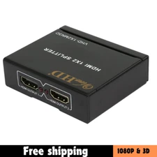 2 Port 1X2 Powered HDMI 1 in 2 Out Mini Splitter for 1080P & 3D | Model: VHD-1X2
