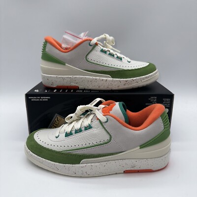 Nike Women's Size 8 Air Jordan 2 Retro Low (DV6206 183) Basketball Trainer