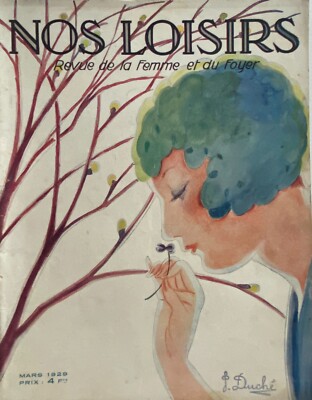 Our Leisure Magazine For Women March 1929 Cover J. Duche