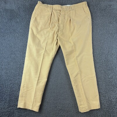 Pakeman Catto Carter Hose Herren 41x29 hellbraun Moleskin Plissee Hacken Schießen