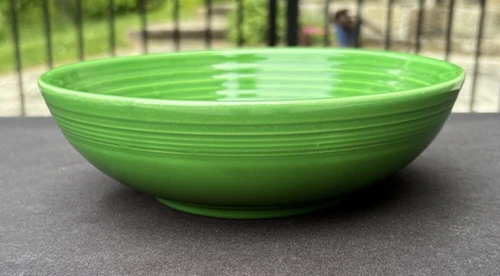 Homer Laughlin Fiesta Medium Green Individual Salad Bowl Very Good Used Cond.