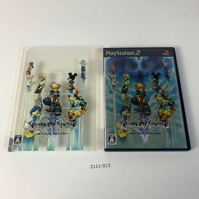 PS2 Kingdom Hearts 2 II Final Mix + Working NTSC-J Japan 2111-013 '