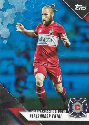 2019 Topps Major League Soccer Base Common (#21 - #40) Blue Parallel /99  - MLS