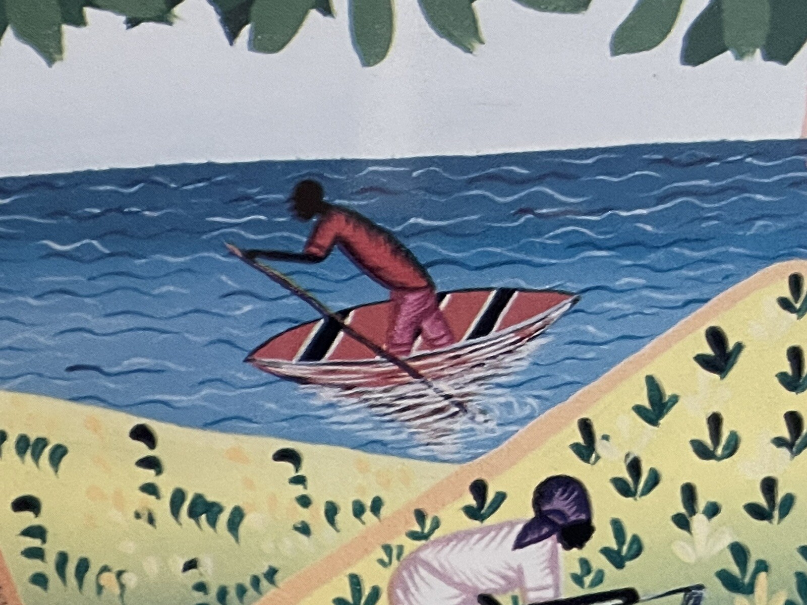 Alix Baptiste Limited Edition 1996 Art Print “Harvest Time” Signed