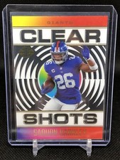 2021 Panini Illusions Football Saquan Barkley Clear Shots Acetate Insert CS-7