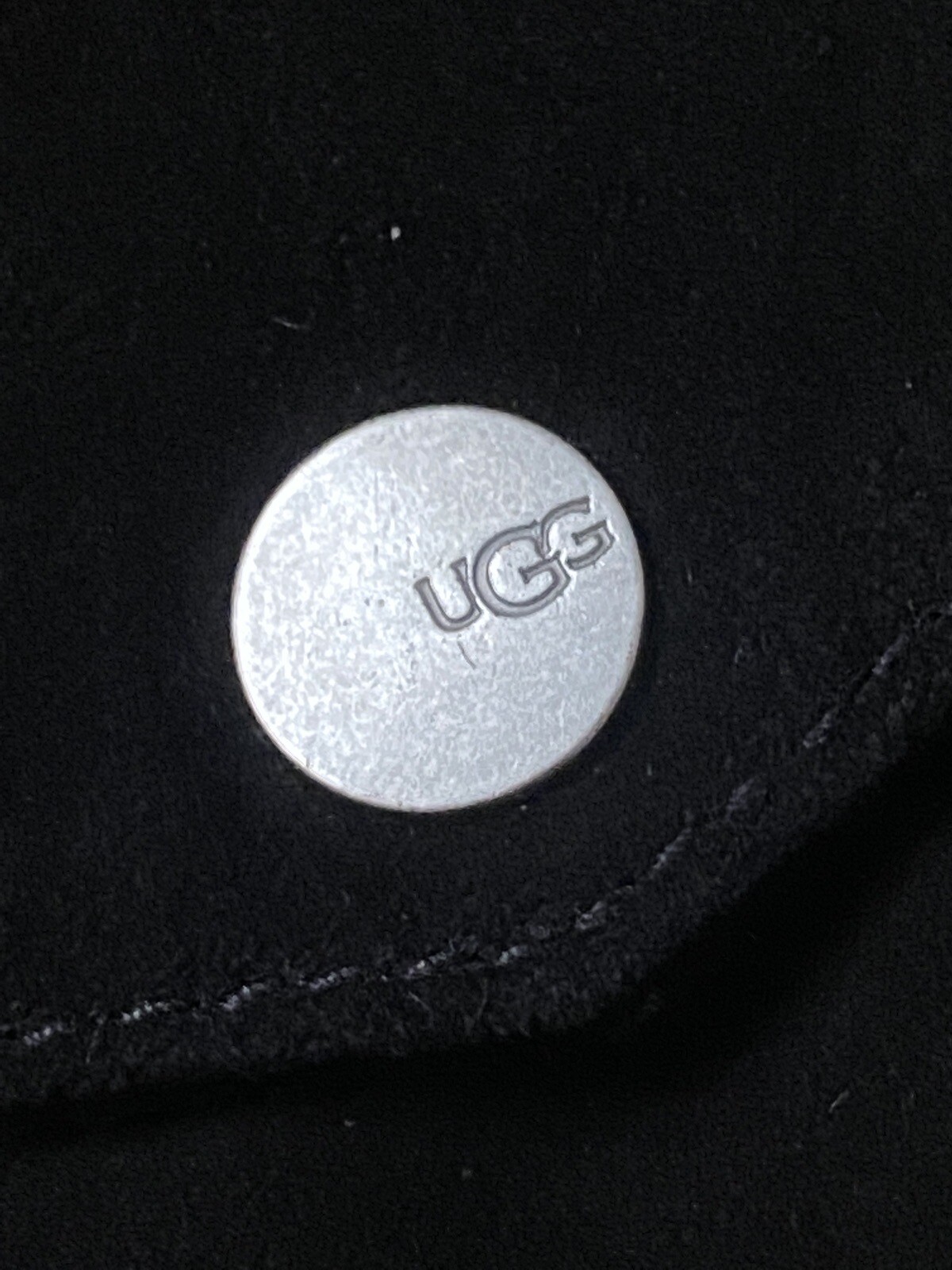 UGG BLACK LAMB SUEDE MOTO BIKER JACKET SIZE L RETAIL £495 BNWT image 9