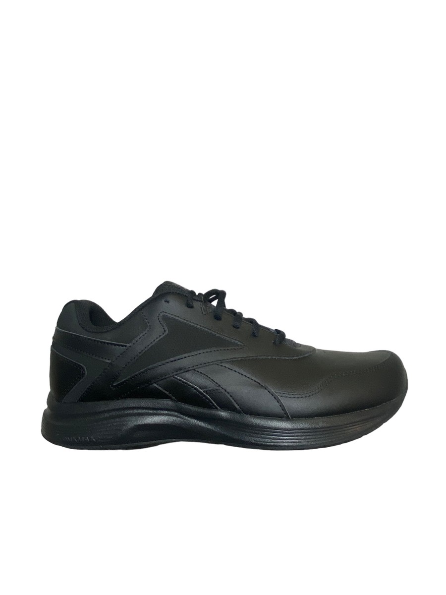 Reebok Walk Ultra 7 DMX Max Black Comfort Sneaker Shoes Men's