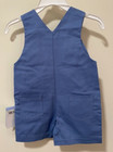 NWT Bella Bliss Blue Twill Shortall Boy's Size 9 Months — photo 2