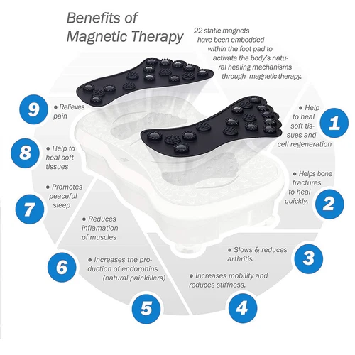 3D-Vibration Vibrationsplatte Vibrationstrainer Fitness Rüttelplatte Workout - Bild 11 von 22