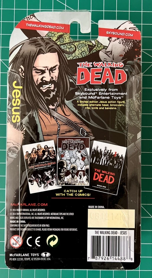 Figura (sangrienta) de The Walking Dead Jesus Skybound exclusiva McFarlane Toys Foto 2 de 2