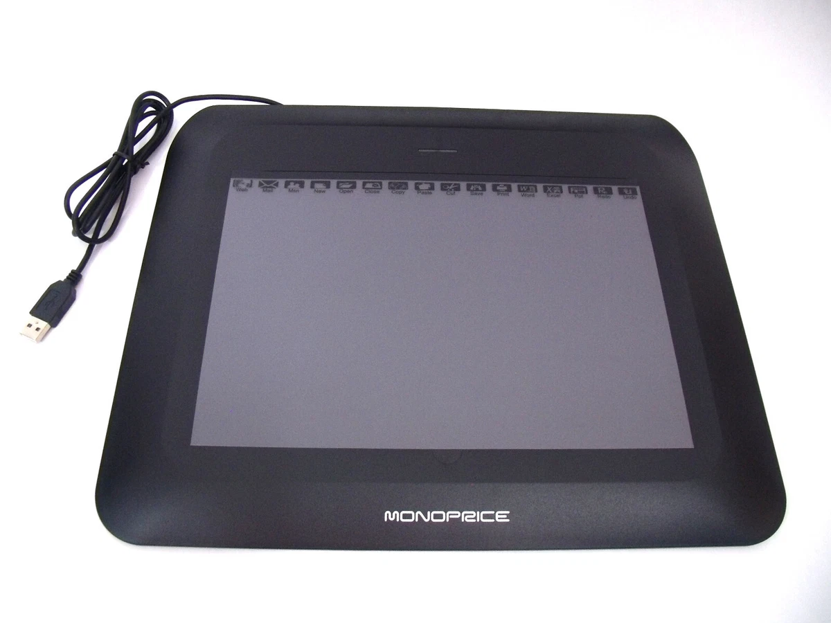 Monoprice 110594 Graphics Tablet Black 10x6.25 Tablets & Ereaders