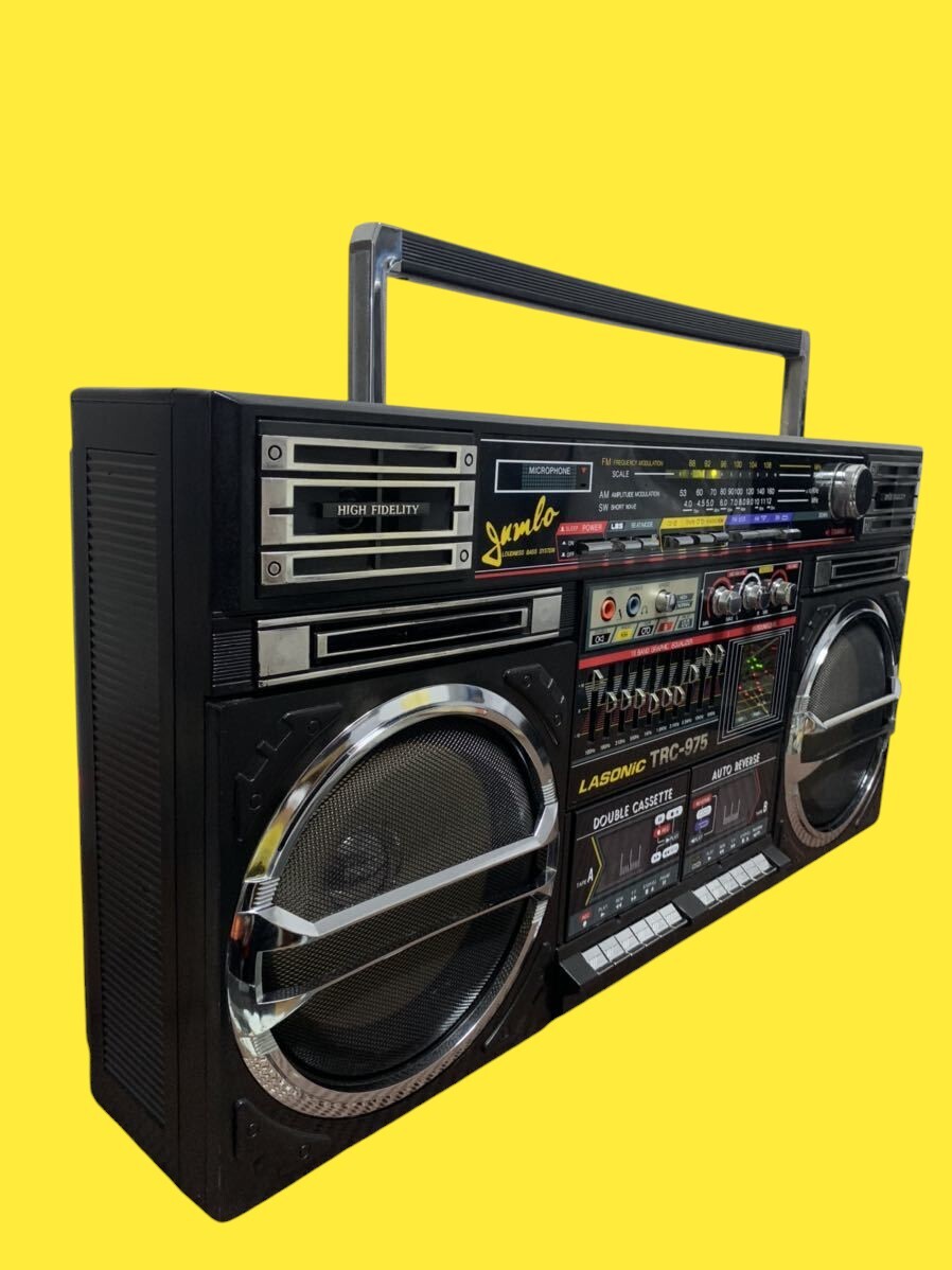 Lasonic TRC-975 Boombox Stereo Radio Cassette Player