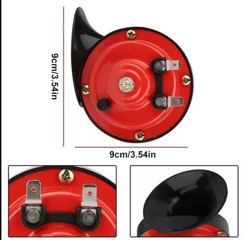 60dB Air Horn for Car Snail Electric Horn 12V Power Supplies Boat Motorcycles A3 - Bild 9 von 11