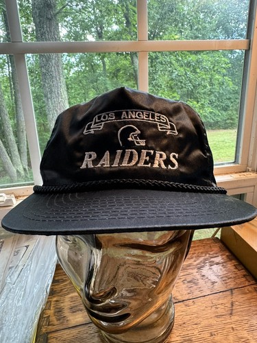 Sombrero vintage con cremallera de cuerda Nissin de Los Angeles Raiders - Imagen 2 de 11
