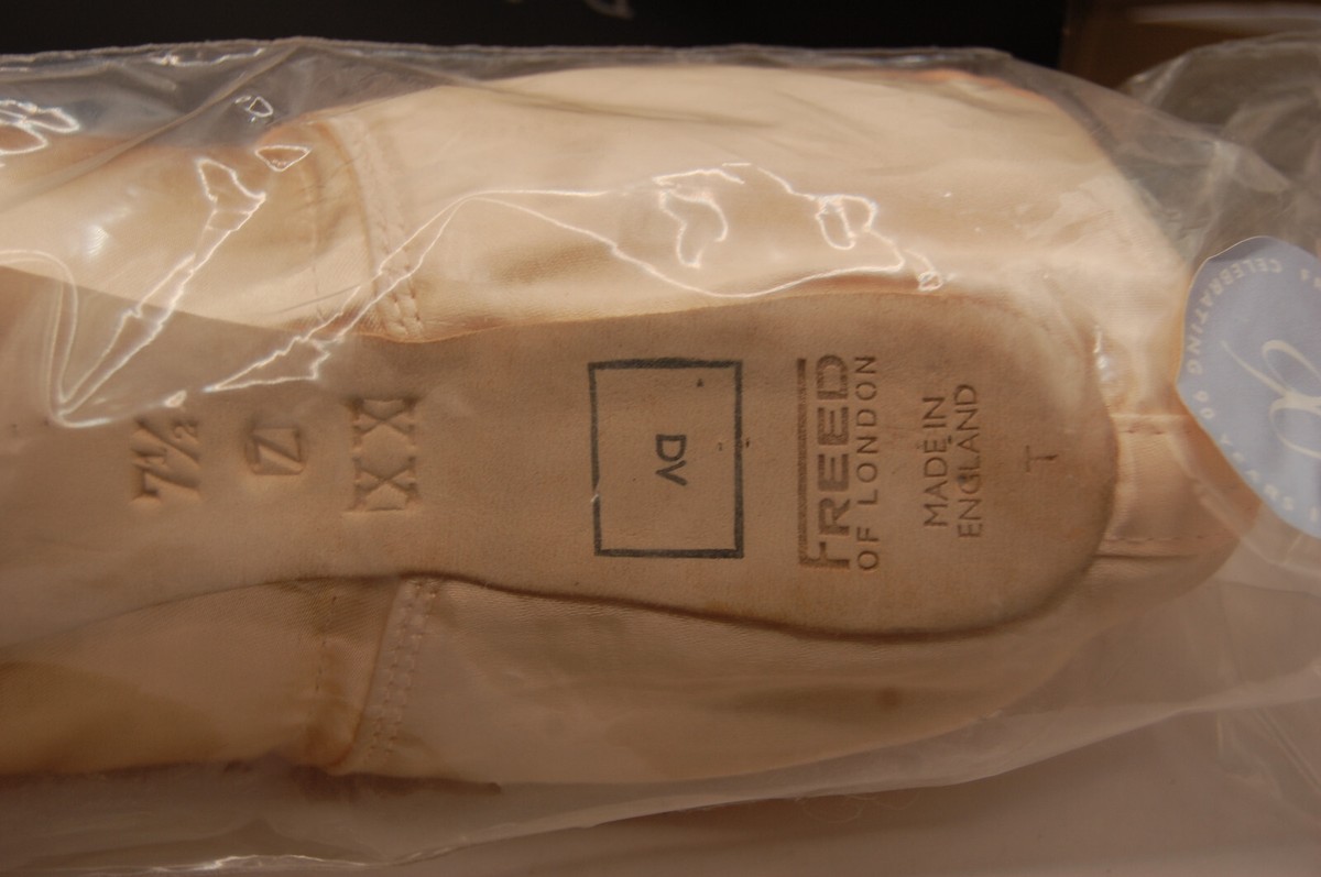 Freed of London Classic Pointe Shoe Pink 7.5 Z Maker 2X XX Not