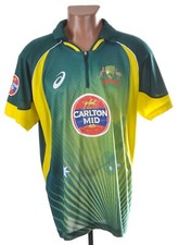 AUSTRALIA NATIONAL TEAM CRICKET SHIRT ASICS SIZE XL ADULT
