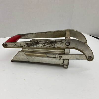 キッチンアンティーク●ブレッドカッター● Vintage French Fry Cutter ~ Red Wood Handle Made in Japan | eBay