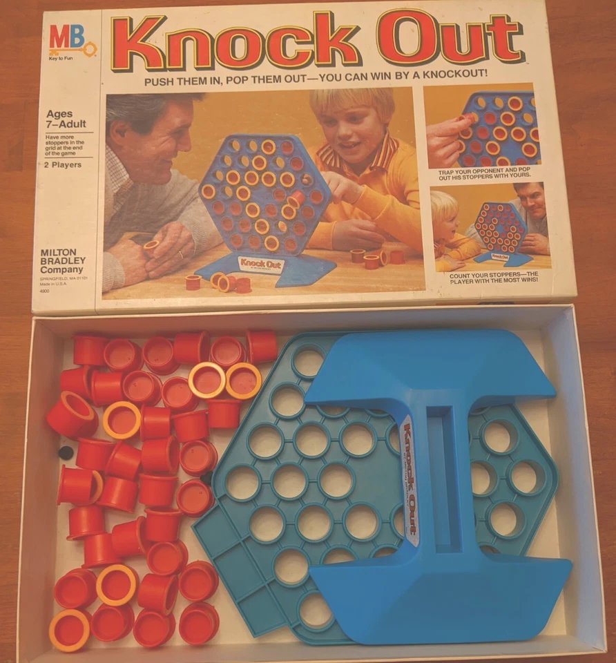 Milton Bradley Knock Out Game ~ Vintage Game ~ 1978 ~ Complete - Image 2 of 3