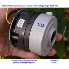 DC36V 250W High Speed Brush-less Vacuum Cleaner Fan 75MM Dia. Turbo Vacuum Motor