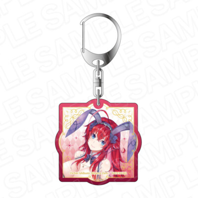 High School DxD Rias Gremory Bunny ver. Acrylic Key Holder Key Ring New