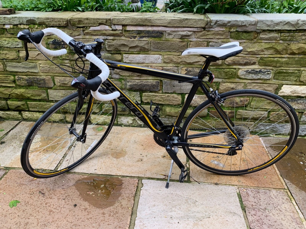 Carrera Zelos men's road bike, Black and yellow, 51cm Frame, very good  condition