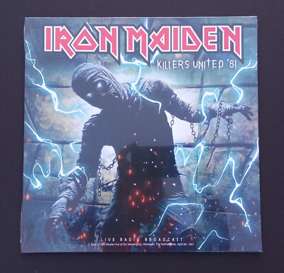 Lp IRON MAIDEN *Killers United '81 Live Radio Broadcast Best Live Factory Sealed