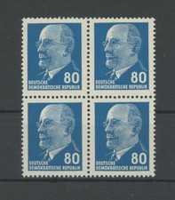 DDR ULBRICHT 1331 a x I 4er-BLOCK postfrisch ** MNH m5062