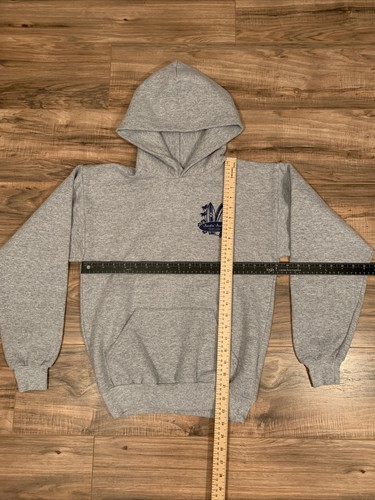 Hanes Youth Sweatshirt Pullover Hoodie ComfortBlend EcoSmart Surfin Safari - Picture 2 of 5