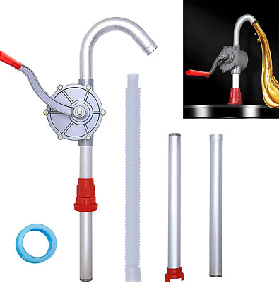 #ad Drum Rotary Barrel Pump Hand Crank Diesel Fuel Oil Transfer Pump 55 Gallon $26.99