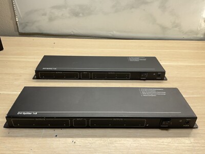 2 KanexPro DVSP8HD DVI Splitter with Full HD 1080p & HDCP Management 1x8/JUA1754
