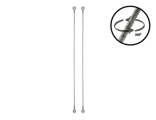 Diamond Coated Round Hacksaw Blade, (2 pcs) - Picture 3 of 7
