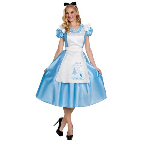 Tim Burton's Alice In Wonderland Alice Blue Dress Cosplay Costume sale |  eBay