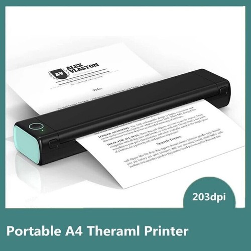 Lot papier tatouage imprimante thermique sans encre Bluetooth sans fil portable A4 - Photo 12/30