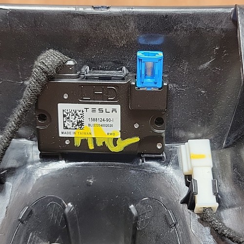 Cubierta de moldura de espejo retrovisor interior Tesla Model Y 2020 2021 2022 2023 OEM - Imagen 8 de 13