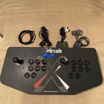 Xgaming X-Arcade Two Player Dual Joystick Arcade Controller Black Dreamcast PS2 