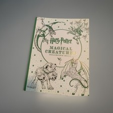 Lot Of 3 Coloring Books / Mandalas / Animals / Harry Potter Magical Creatures