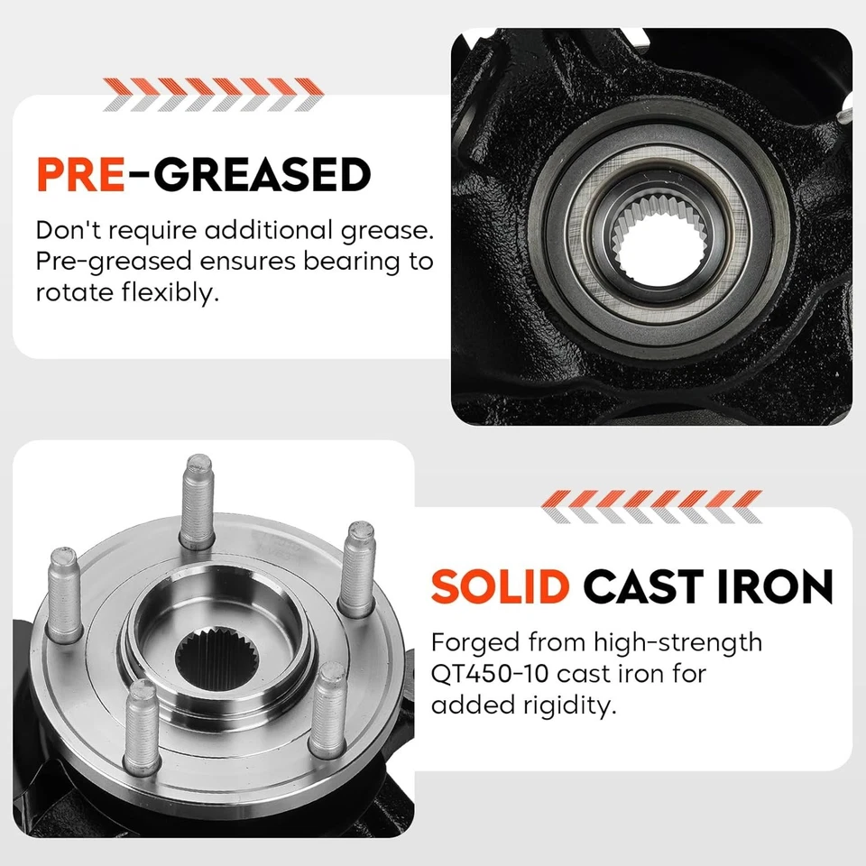 Par de bujes de dirección delanteros izquierdo y derecho para Ford Escape 05‐12 Foto 2 de 4