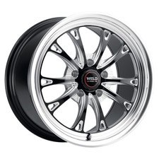 Weld Racing Belmont Drag S157 17x10 5x120 Et42 Gloss Black Milled Qty Of 1