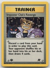 Imposter Oak's Revenge 76/82 Uncommon Team Rocket Pokemon 1st Edition on eBay
