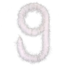 Marabou Feather Boa 22g 2 Yards   Soft Fluffy Turkey Feathers for DIY Craf