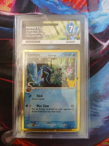Pokémon TCG Mimikyu SWSH136 English Ace 7 Near Mint Promo Card